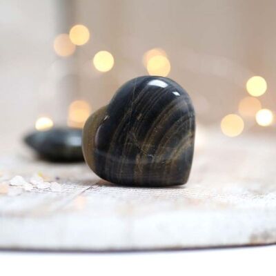 Heart stones - Wood Jasper 160 to 175gr.