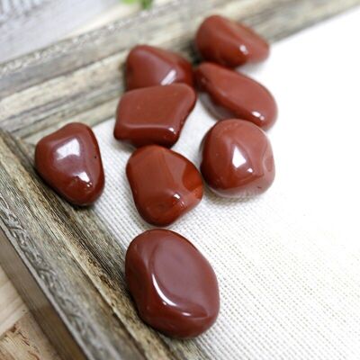 Irregular natural stones - red jasper 200gr.