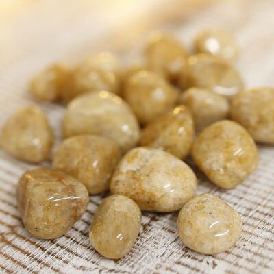 Irregular natural stones - golden quartz 200gr.