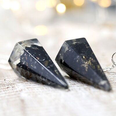 3 Orgonite Pendulums - Black Tourmaline