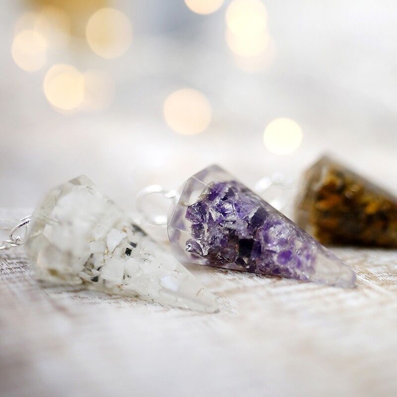 3 Pendules Orgonite - Assortis