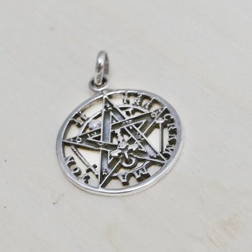 Colgante plata tetragramaton pequeño (2,2cm)