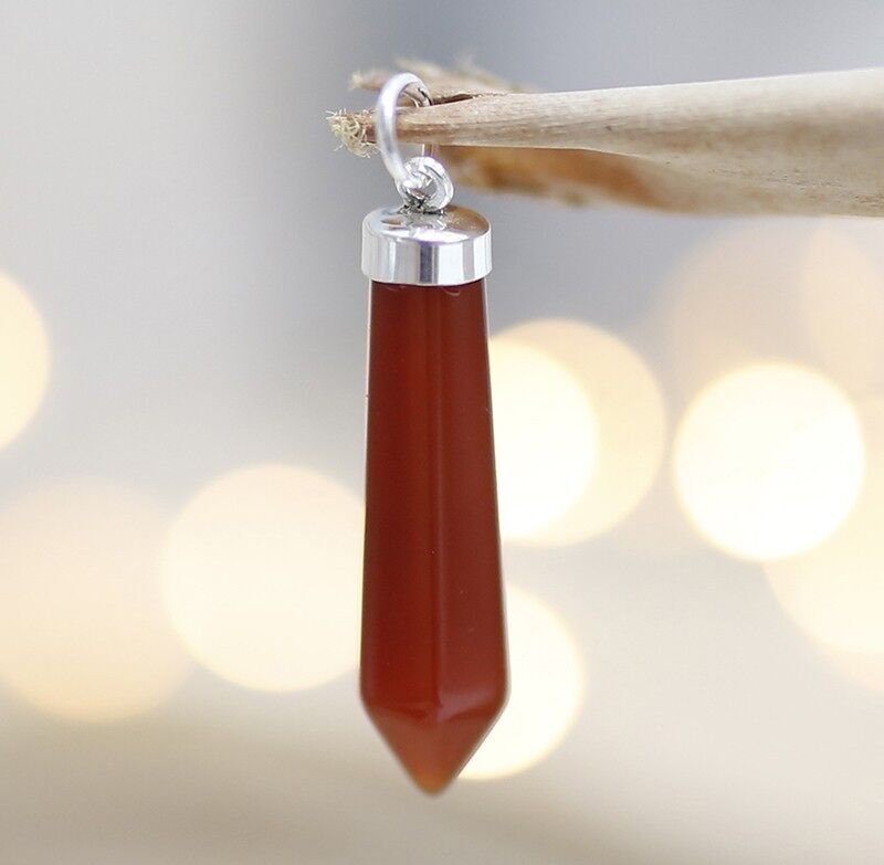 Ciondolo in argento e gemme - Carneola