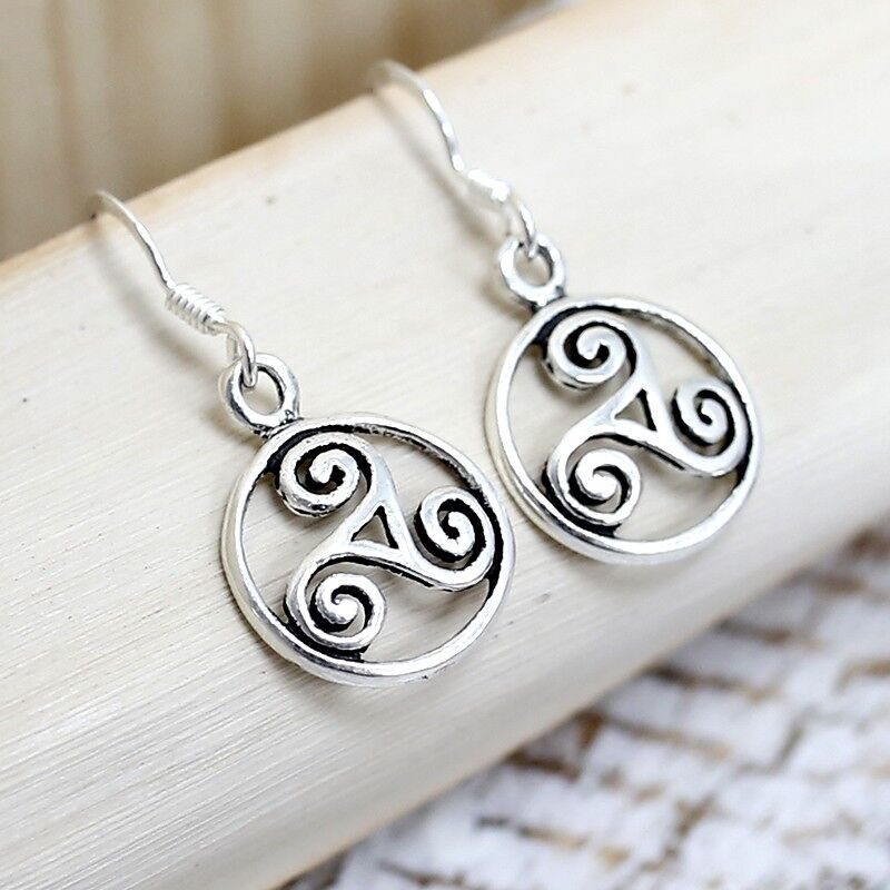 Orecchini in argento - trisquel hippie