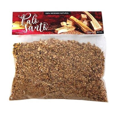 50 grams premium ground Palo Santo for combustion