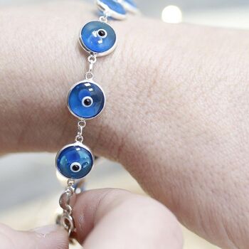 Ensemble bracelet oeil turc - Turquoise 1