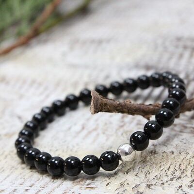 5mm black onyx bracelet