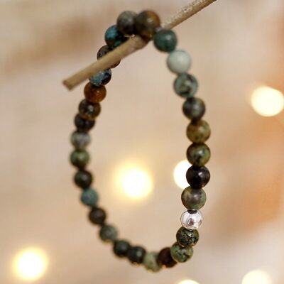 African turquoise bracelet 6mm