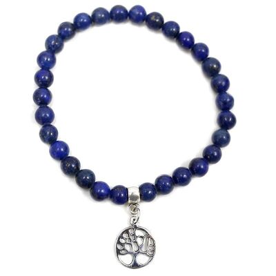 Lapis lazuli tree of life bracelet 6mm