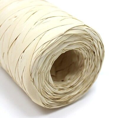 Rouleau de raphia synthétique blanc 200m