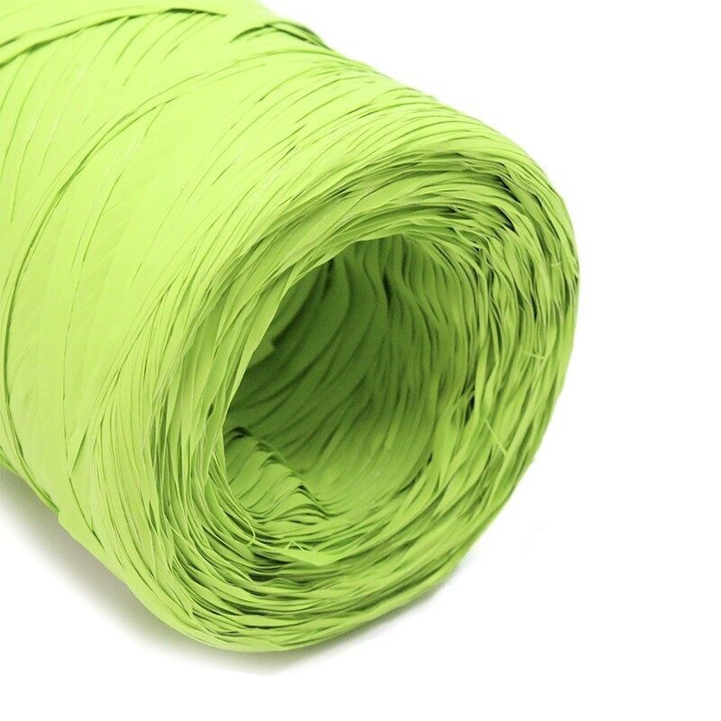 Rotolo di rafia sintetica 200 mt - azzurro