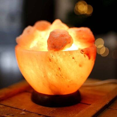 Salt lamp - fire bowl