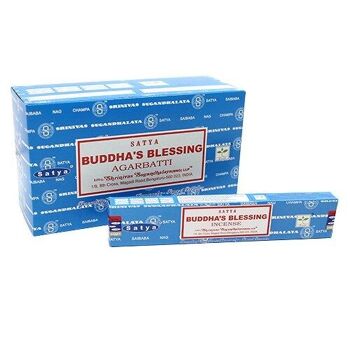 12 Encens Satya 15gr - Bénédiction du Bouddha 2