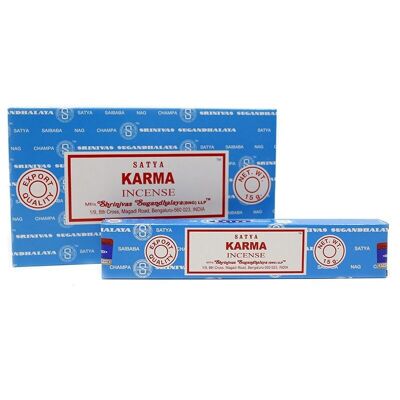 12 Satya Incense 15gr - Karma