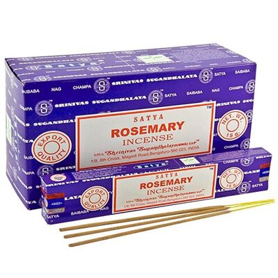 12 Satya Incense 15gr - Rosemary