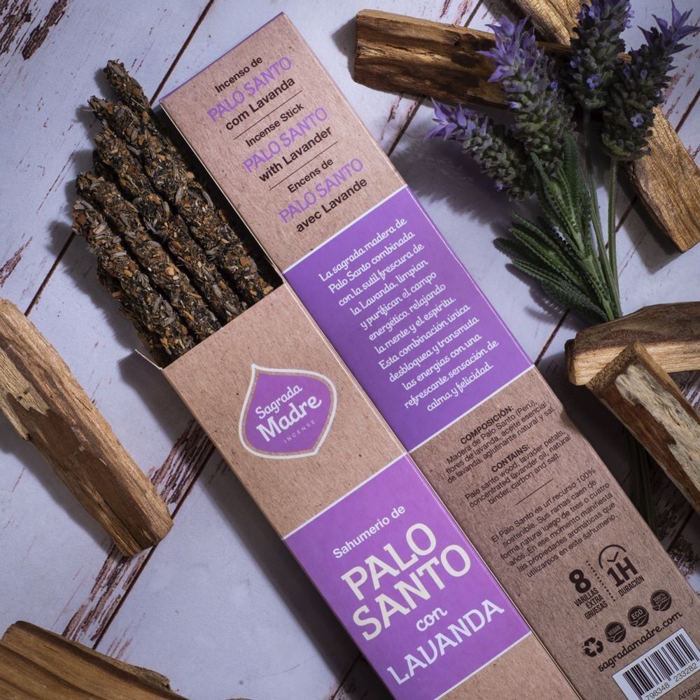 Confezione da 2 incensi Palo Santo - Lavanda - Santa Madre