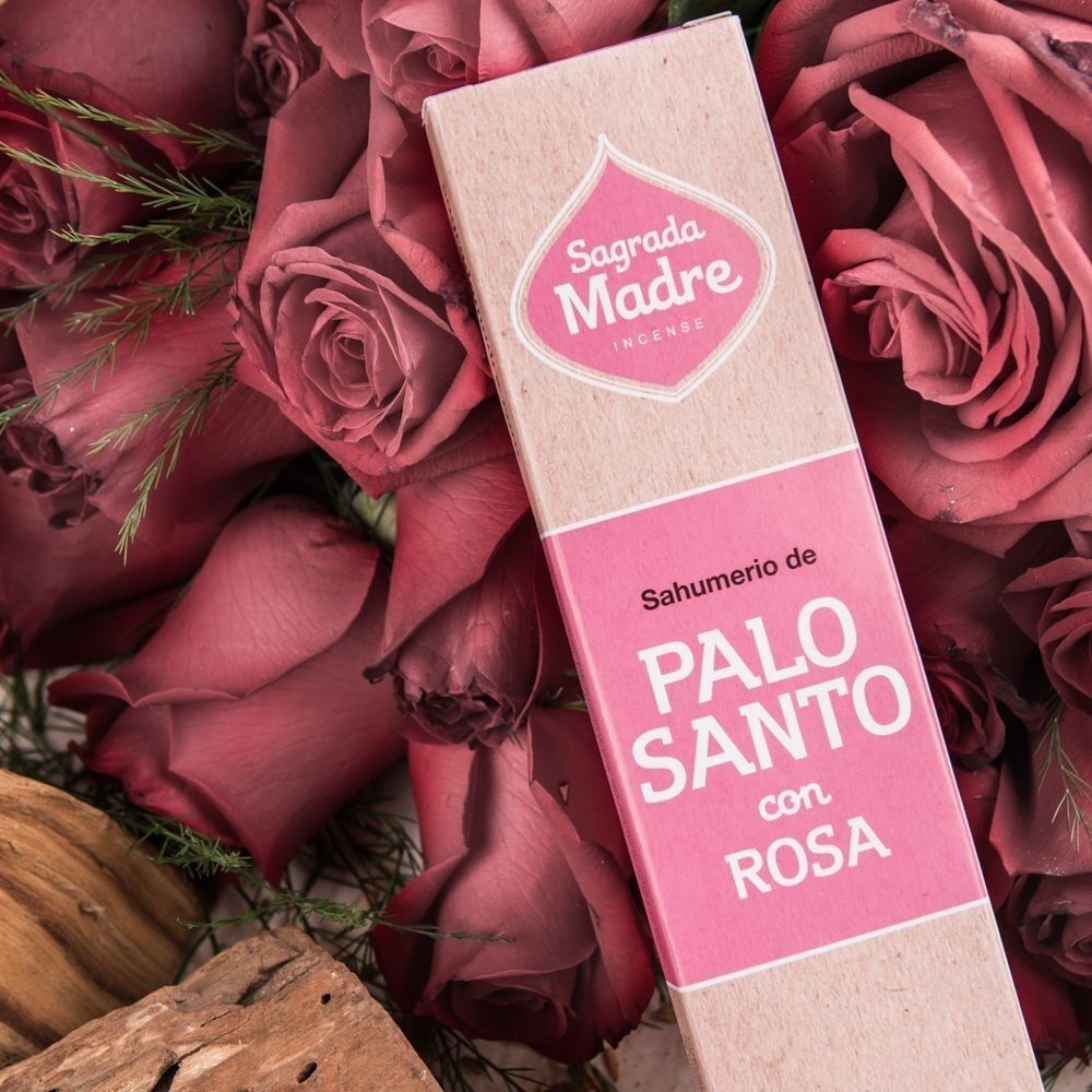Confezione da 2 incensi Palo Santo - Rosa - Santa Madre