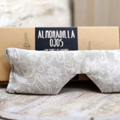 Almohadillas de ojos en caja - Flores paisley