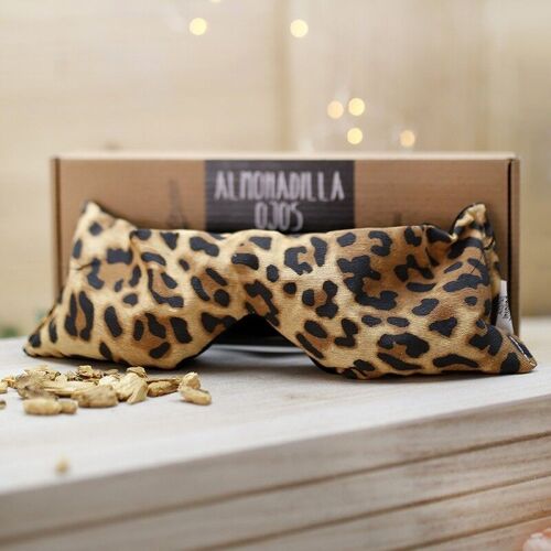 Almohadillas de ojos en caja - Leopardo