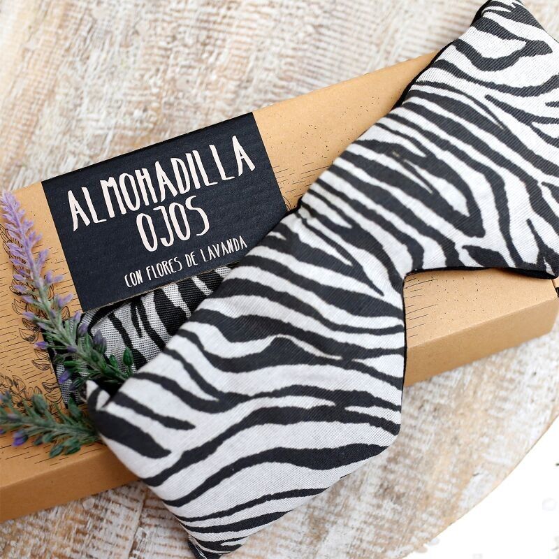 Coussinets pour les yeux en boîte - Zèbre