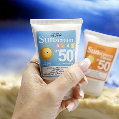 Children's facial sun cream 50+ spf