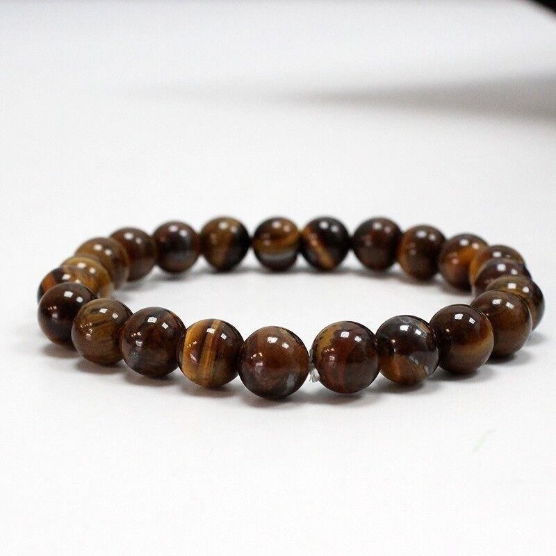 3 Tigerauge-Armbänder 6 mm