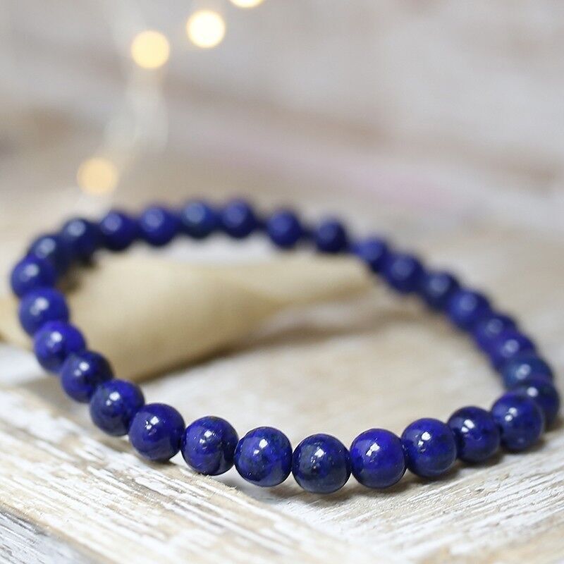 3 Bracelets - lapis-lazuli 6mm