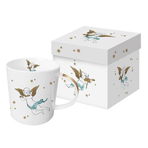 Trend Mug GB Angels in the Sky white real gold
