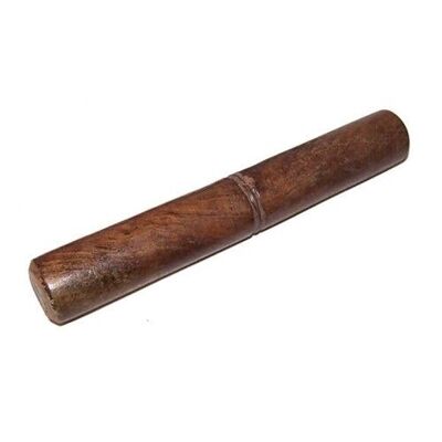 polished wooden mallet