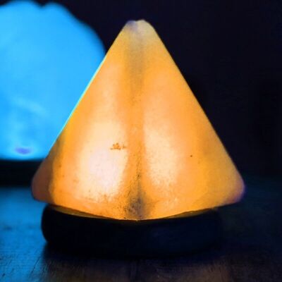 2 lampade di sale Pyramid USB