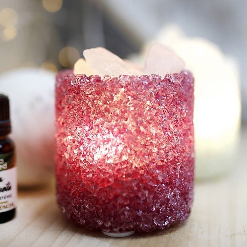 Aromatherapielampe aus natürlichem Kristall