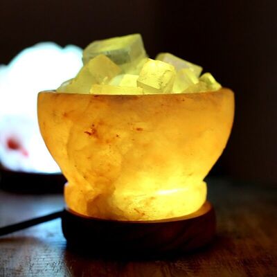 2 USB Salt Lamps - Bowl