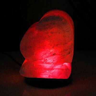 2 USB Salt Lamps - Heart