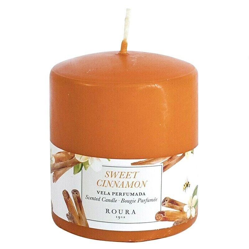 6 Aromakerzen - Zimt 80x70 mm