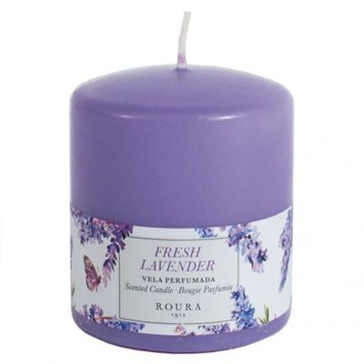6 aromatic candles - lavender 80x70 mm