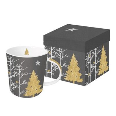 Tendance Mug GB Mystic Tree anthracite or véritable