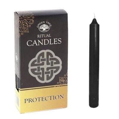 2 Packs 10 ritual candles - protection