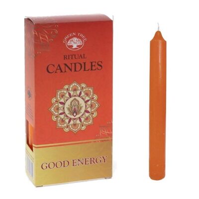 2 Packs 10 ritual candles - good energy