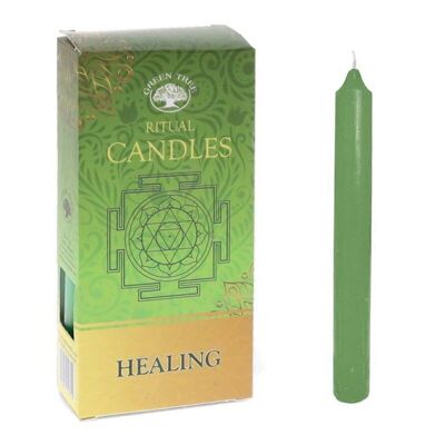 2 Packs 10 bougies rituelles - guérison