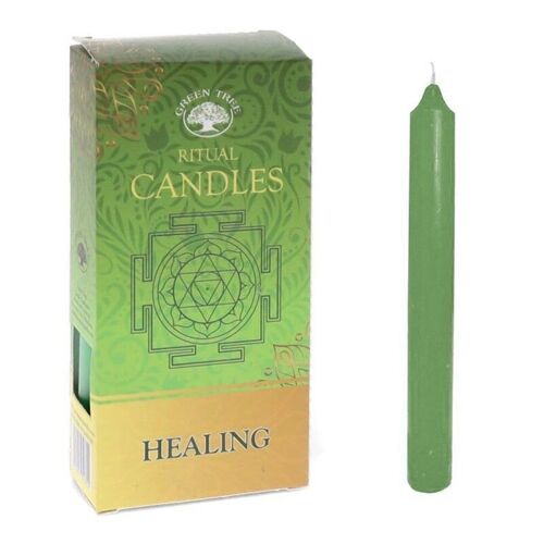 2 Packs 10 velas ritual - curación