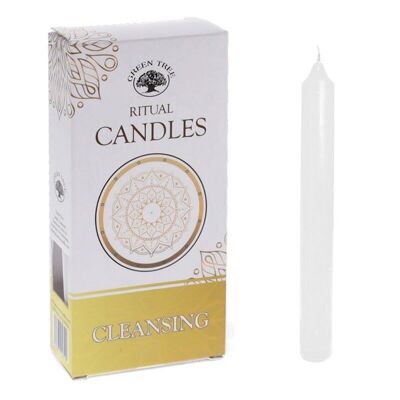 2 Packs 10 ritual candles - cleaning
