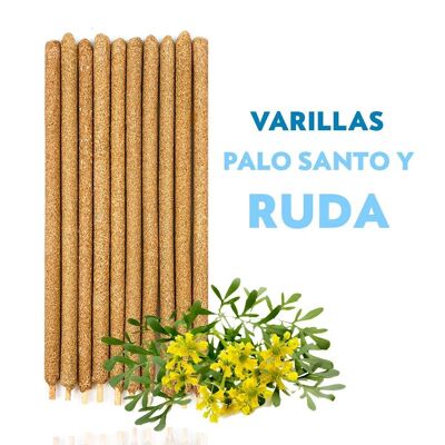 8 ruda & Palo Santo varillas - AromaInspired