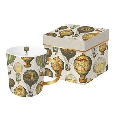 Taza Trend GB Mongolfiere oro real