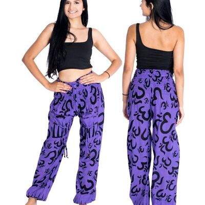 Pantalon de Mujer Bombacho color Violeta