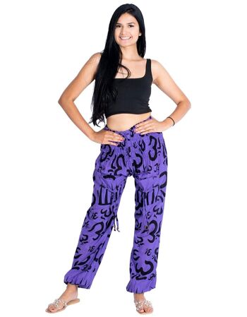 Pantalon Bloomers Violet pour Femme 3