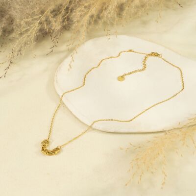 Collana a catena in oro con maglie