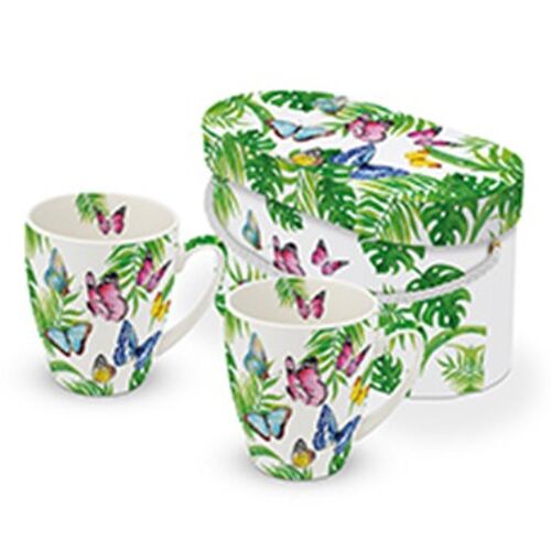 Mug Set GB Tropical Butterflies