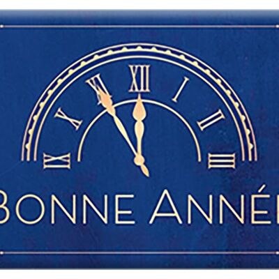 Noël - CHOCOLAT BIO NOIR 40g fin d'année « BONNE ANNÉE »