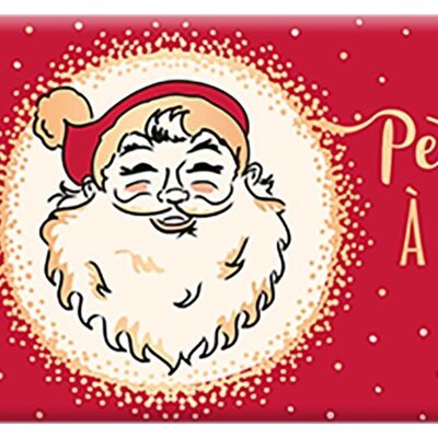 Navidad - CHOCOLATE CON LECHE ORGÁNICO 40g fin de año “Papá Noel”