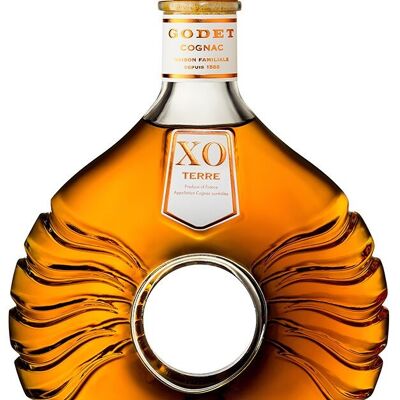 Cognac GODET XO Terre 700ml 40%vol.   G/B. C/6bt